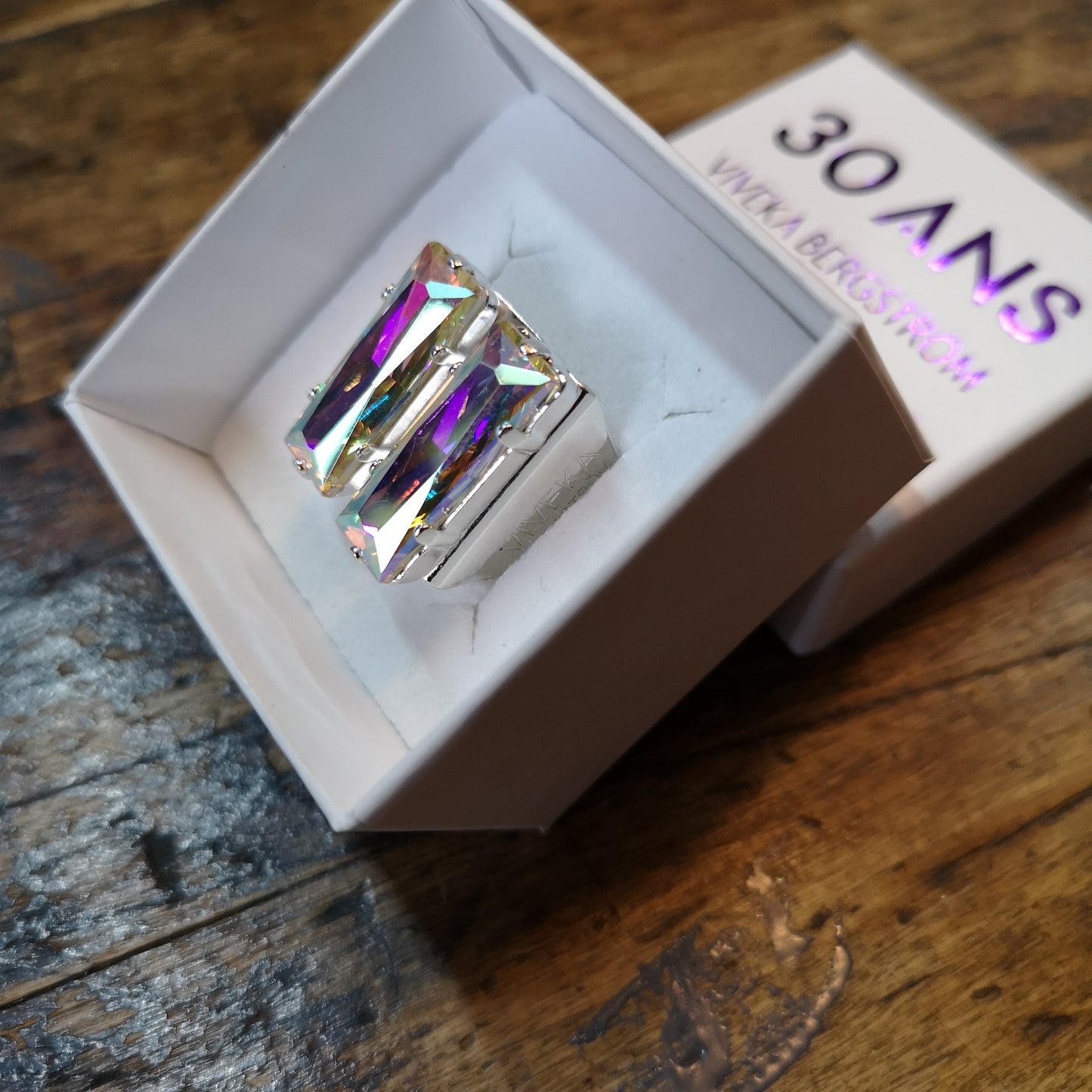 Petra 2 crystals ring