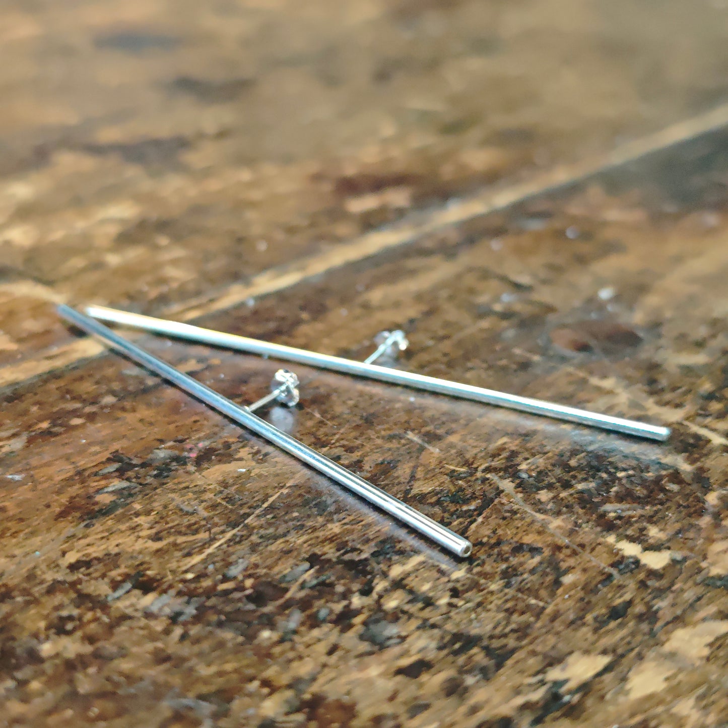 Nålen, 95 mm stick earrings
