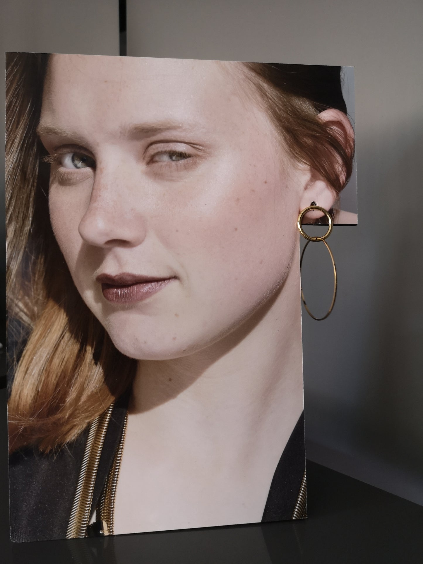 Christelle metal hoops