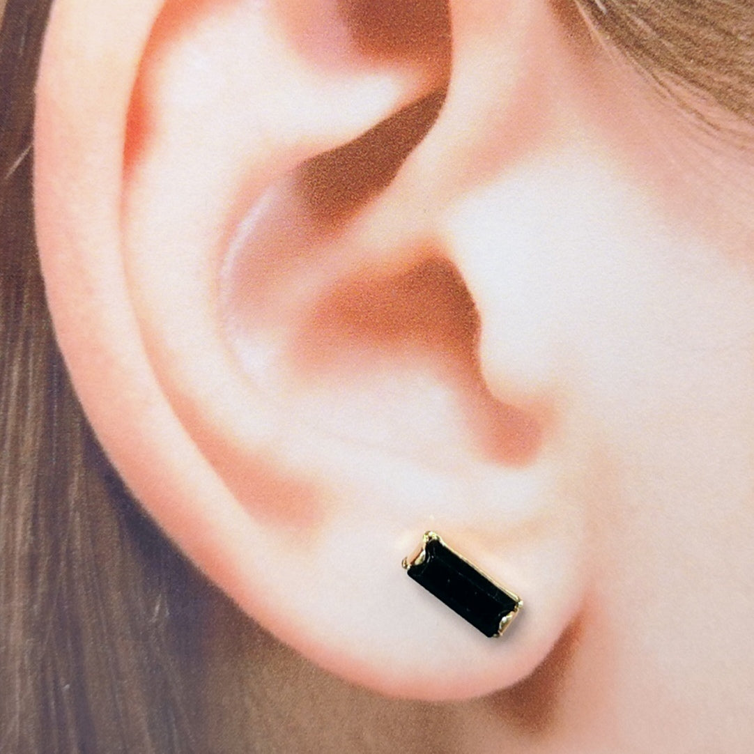 Flingan, 7*3 mm crystal earrings