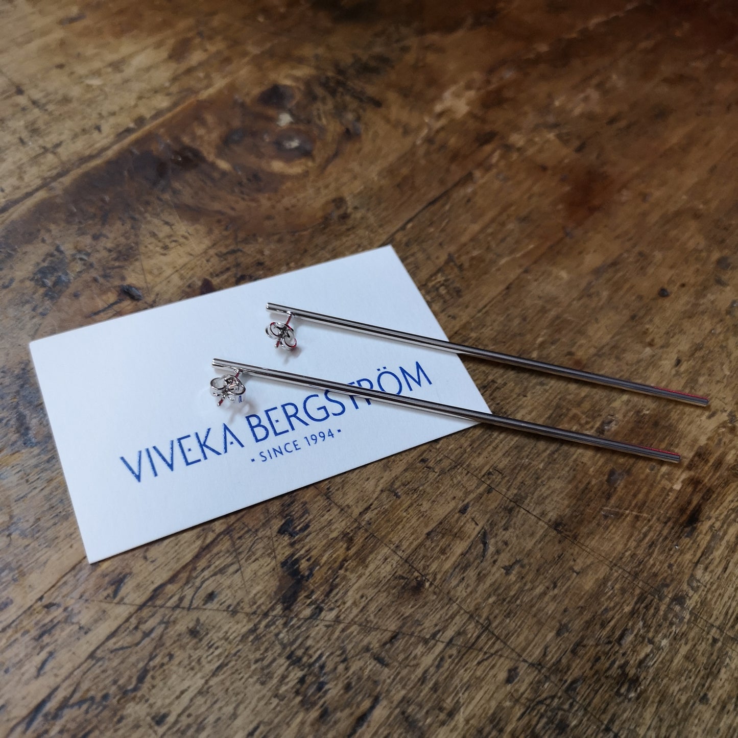 Stickan, 95 mm stick earrings