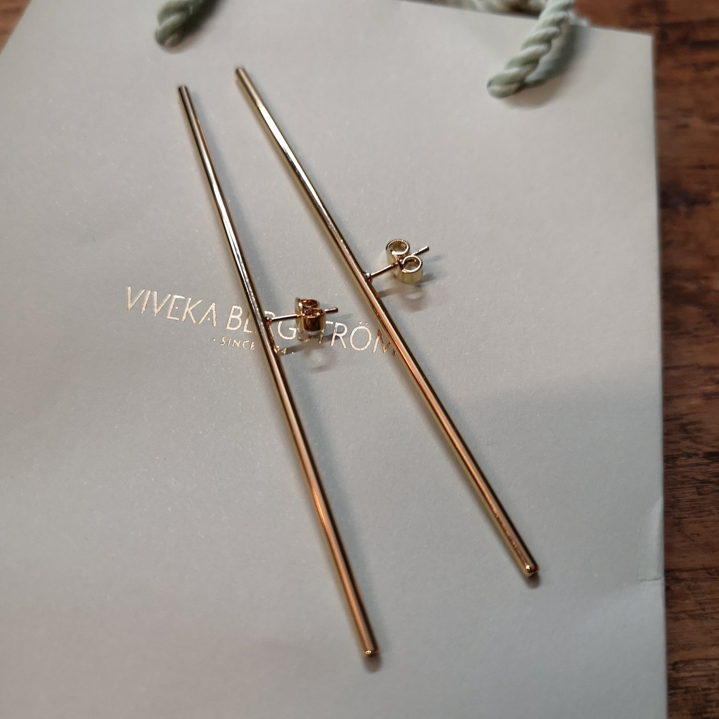 Nålen, 95 mm stick earrings