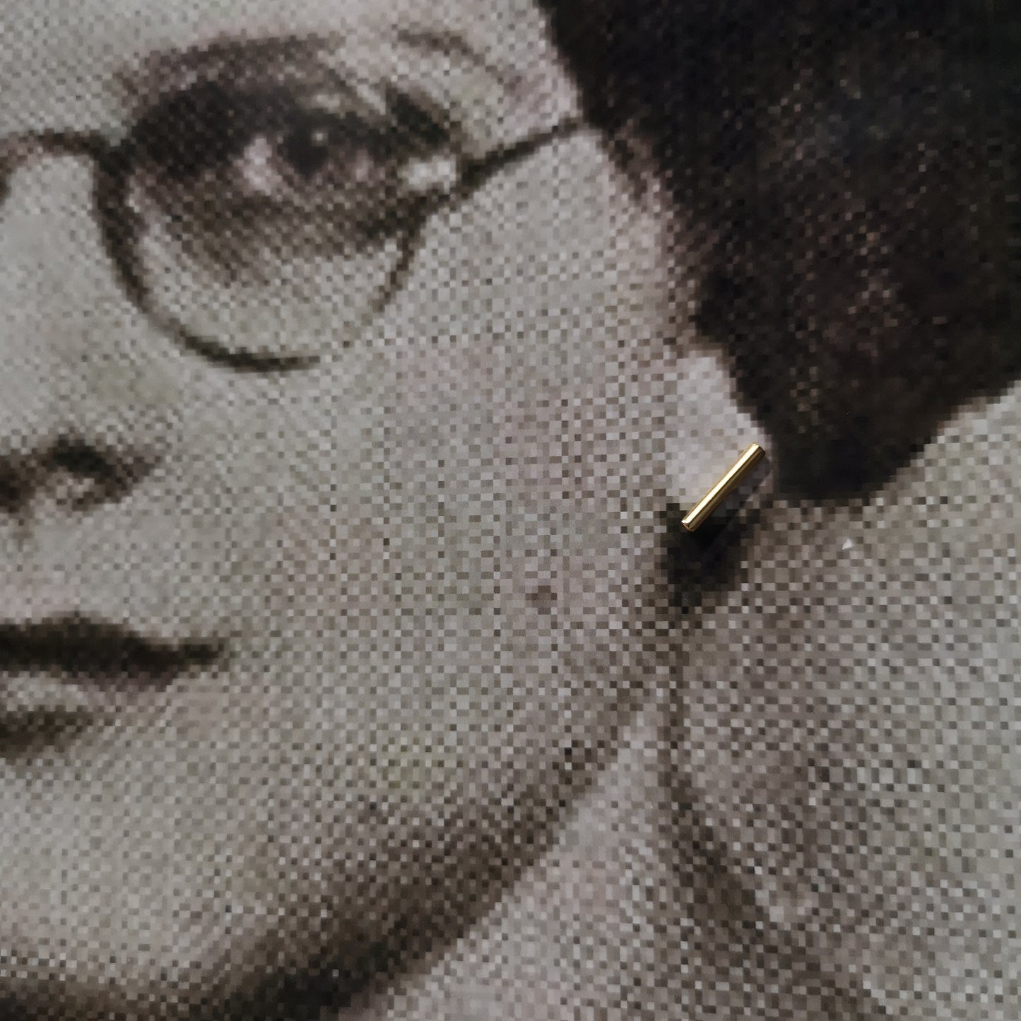 Lilla, 12 mm stick earrings