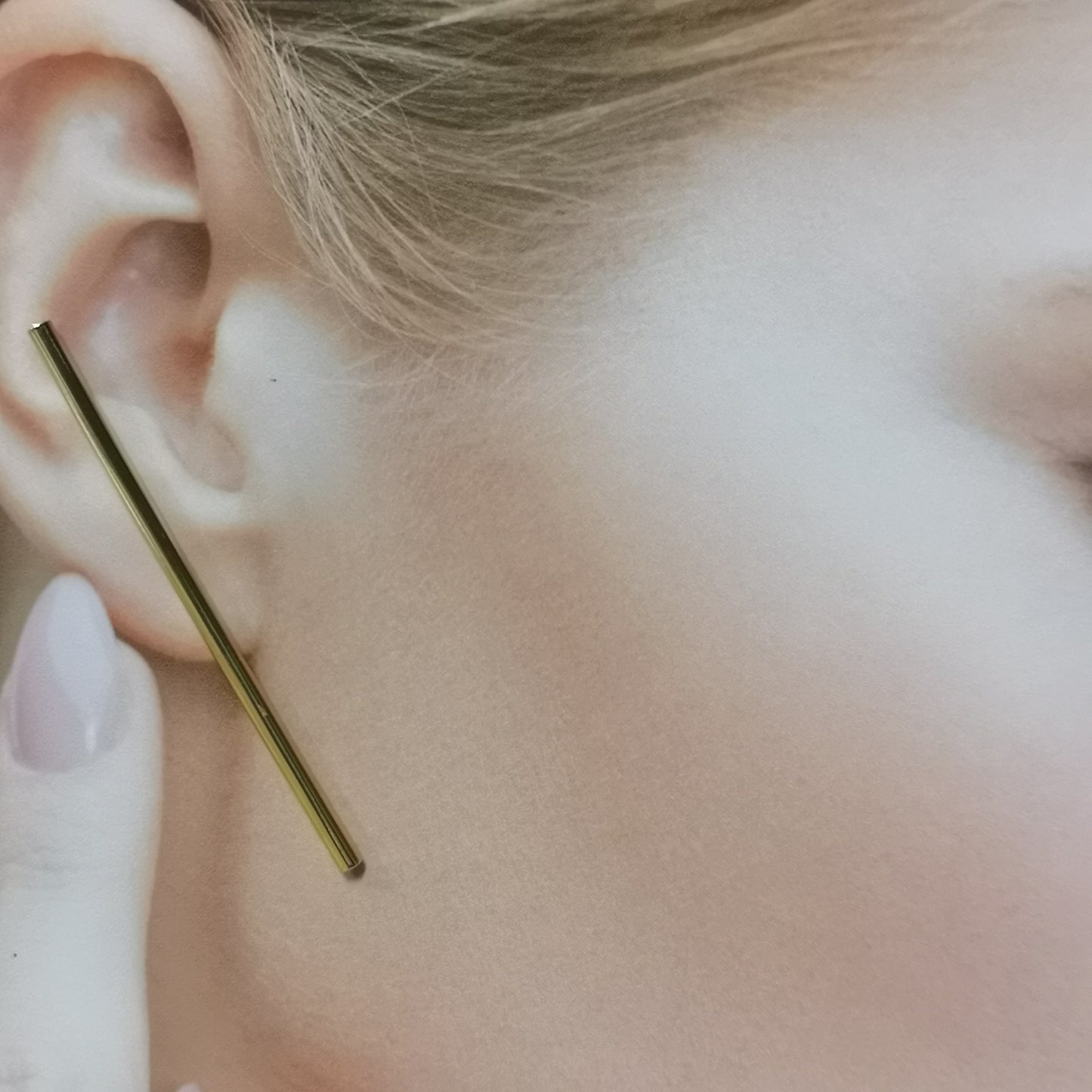 Lillnålen, 50 mm stick earrings