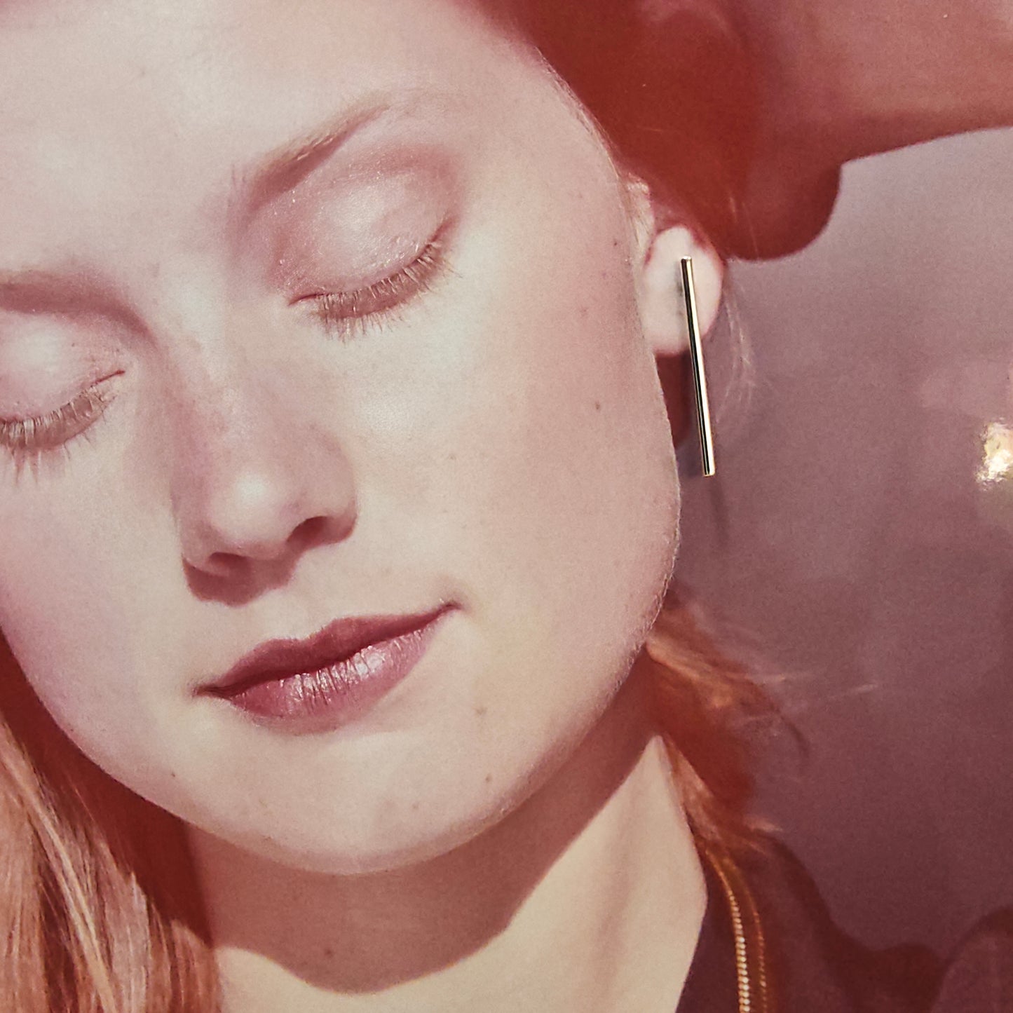 Pinnen, 35 mm stick earrings