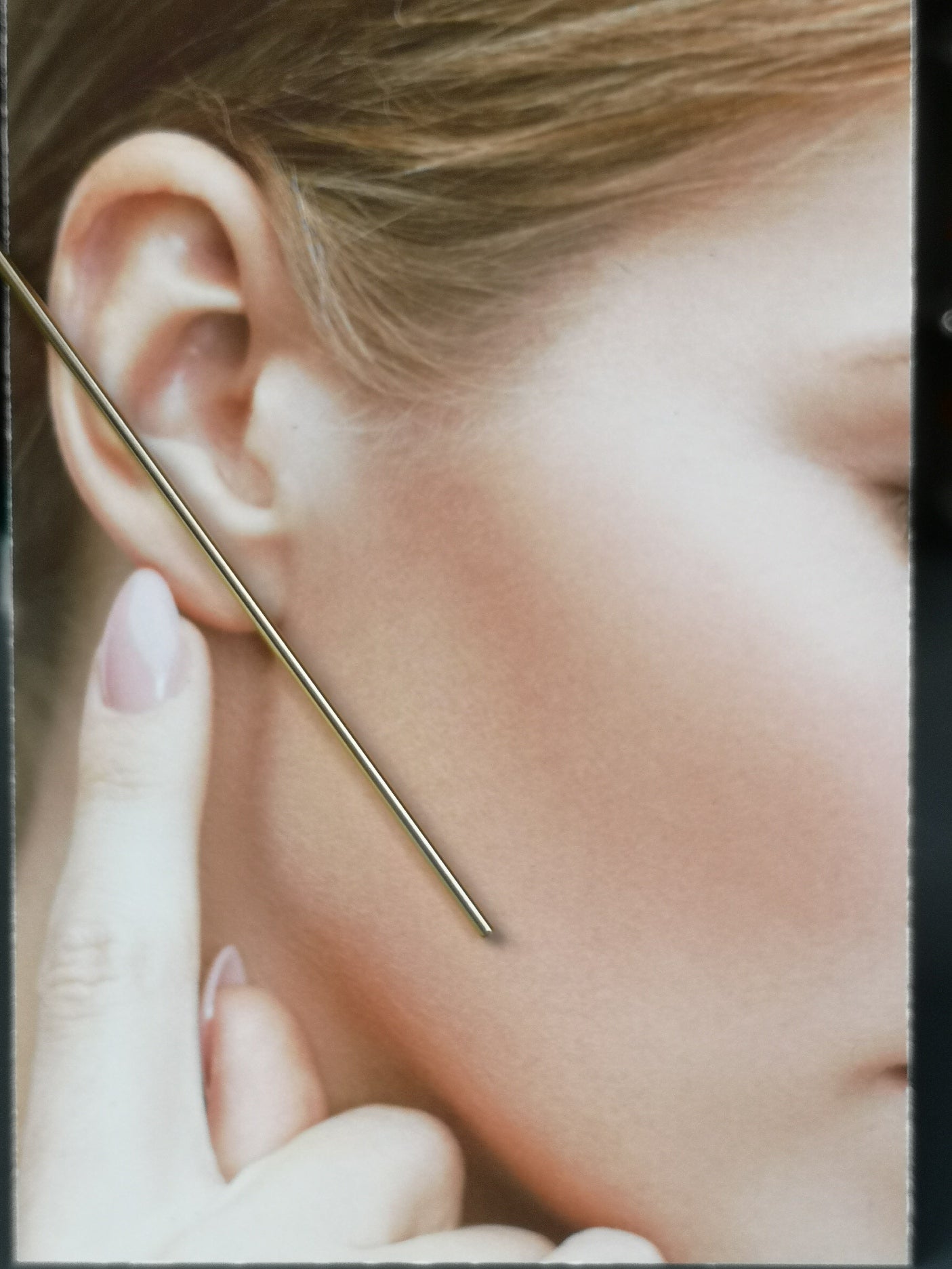 Nålen, 95 mm stick earrings