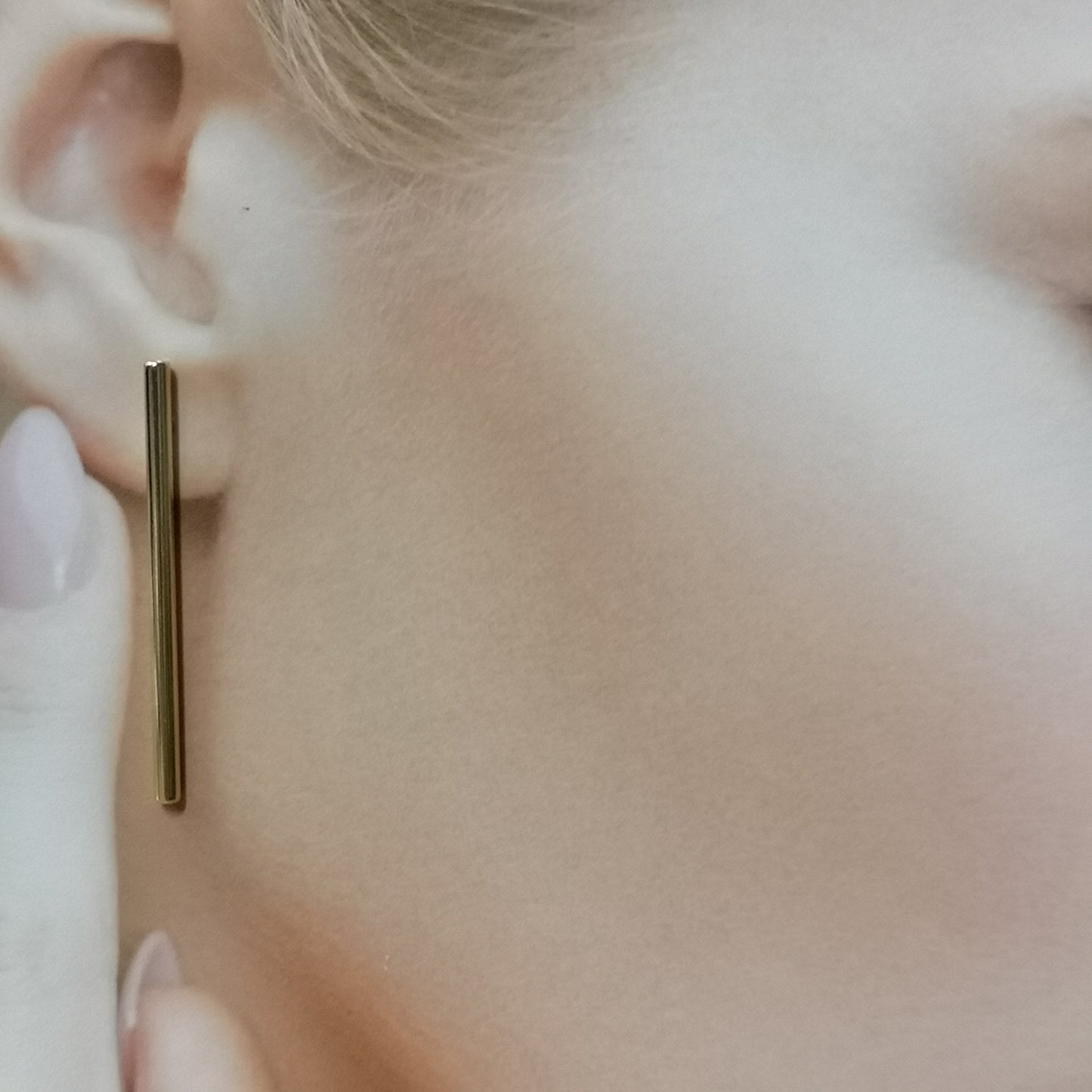 Pinnen, 35 mm stick earrings