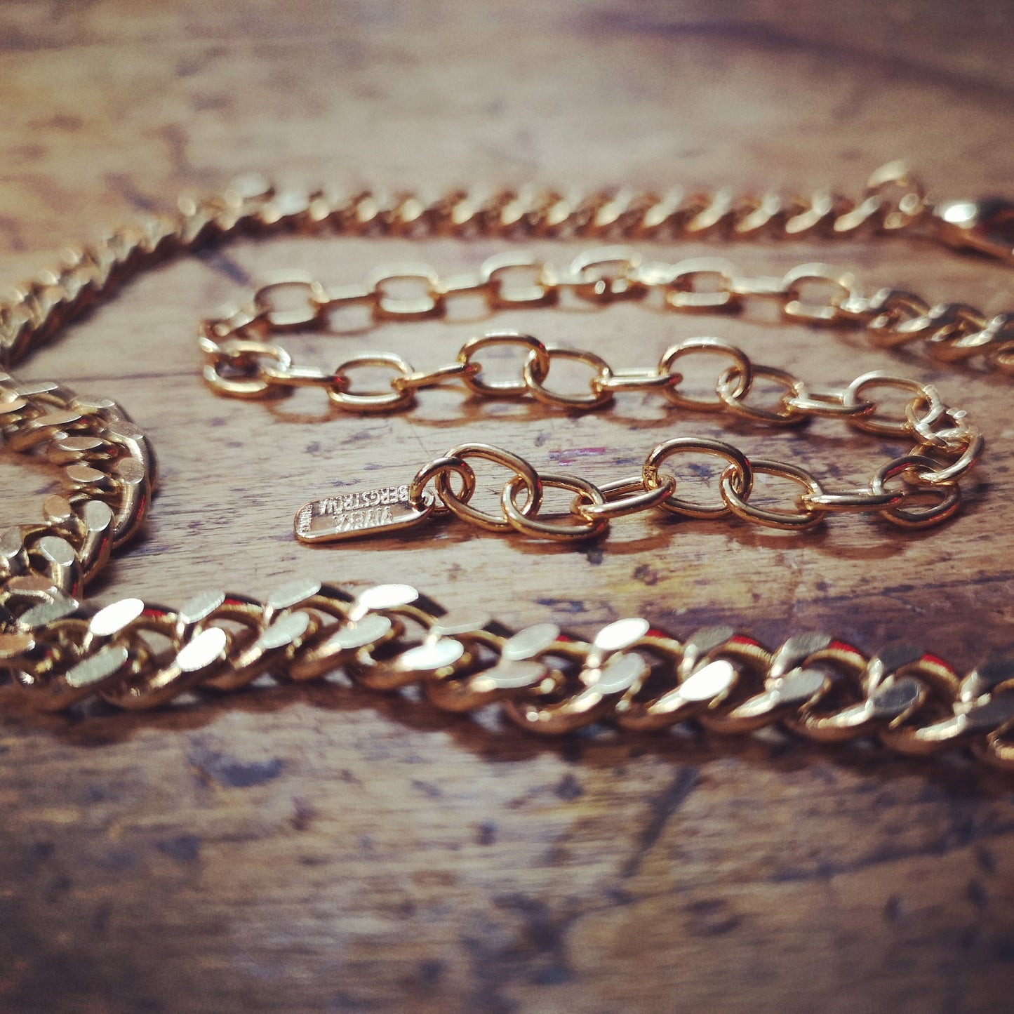 Mariah curb chain necklace